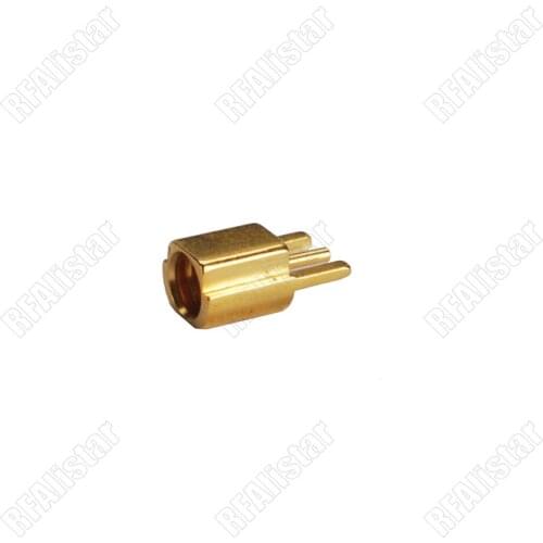 MMCX Jack Female PCB Edge Mount RF Connector Gold For DIY Shure SE215 SE315 SE425 earphone