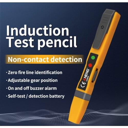 Continuity Voltage Detector Pen Non-contact Inductive AC/DC Voltage Meter Electric Compact Pen Voltage Battery Test Pencil