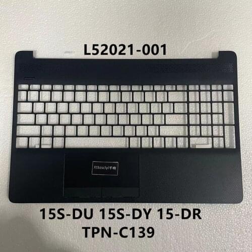 New For HP 15s-DW 15s-DU 15s-DY tpn-C139 upper top cover Laptop shell black L52021-001