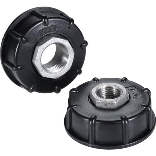 IBC water Tank Tap Adapter 1/2 3/4inch Reducer Plastic+ Stainless steel 60mm Thread Contact Switch Ton Valve Garden Hose Pipe