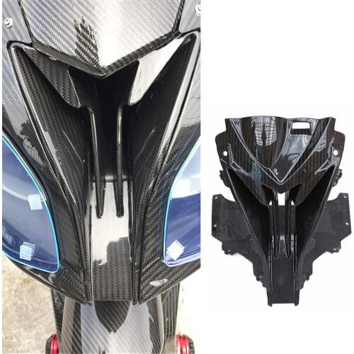 Pre-Preg Carbon Fiber Upper Center Nose Air Intake Ram Fairing For BMW S1000RR 2015 2016 2017 2018