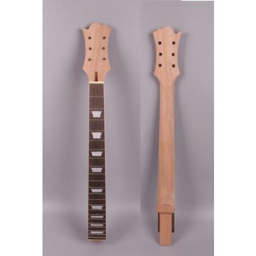 New Electric Guitar Neck Replacement 22 Fret 24.75 inch Truss Rod Set in For LP
