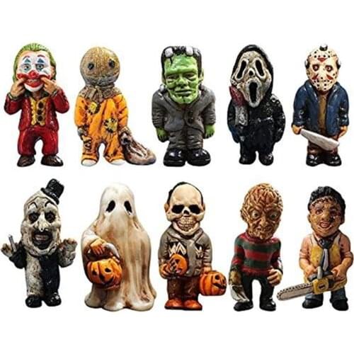 Horror Movie Gnome Garden Decoration Resin Nightmare Horror Gnome for Home Patio Yard or Lawn