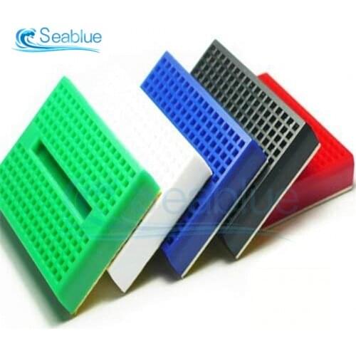 1Pcs SYB-170 Mini Solderless Prototype Breadboard 170 Tie-points 35*47*8.5mm For Arduino Diy Kit