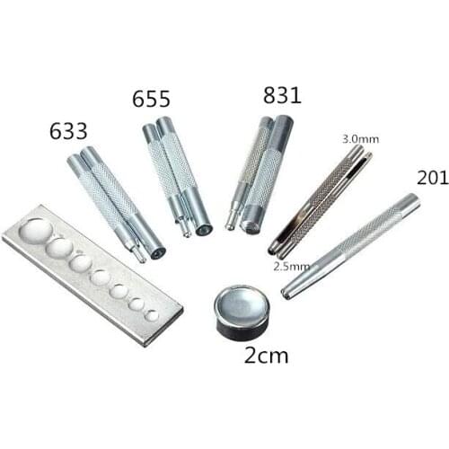 11pcs Promotion Real Knitting Loom One Set Of Diy Tool Snap Button/rivet/prong Button/installation Tool/button Molds/manual