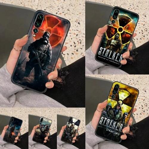 Game STALKER Phone case For Huawei P Mate P10 P20 P30 P40 10 20 Smart Z Pro Lite 2019 black art Etui tpu cover 3D back fashion