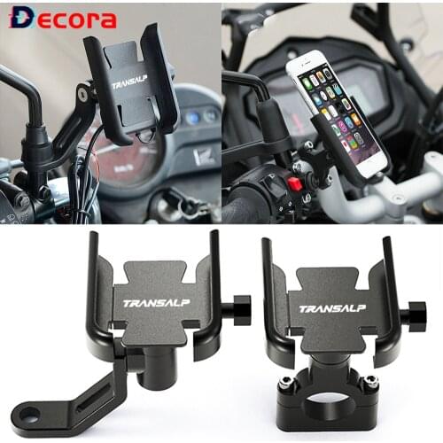 For HONDA Transalp XLV 600 650 700 XL600V XL650V XL700V Motorcycle Accessories Handlebar Mobile Phone Holder GPS Stand Bracket