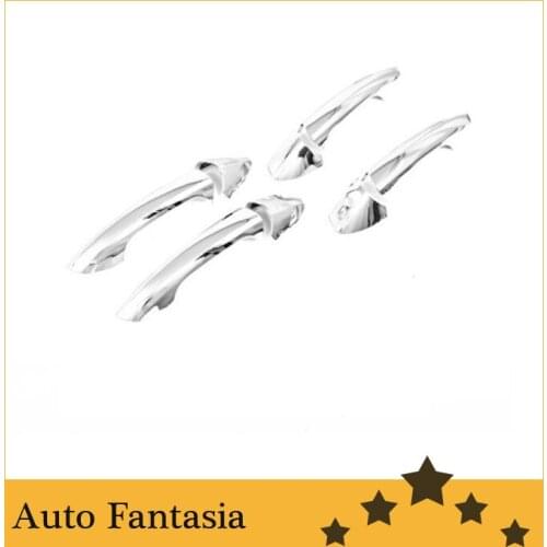 Flexible chrome trim Chrome Door Handle Cover for Mercedes Benz W204 C Class-Free Shipping