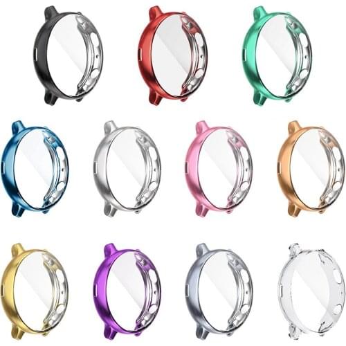 Fashion New 1Pc DIY Electroplate TPU Protective Case For Samsung Galaxy Watch Active 2 40 44mm High Quality Full Cover Soft