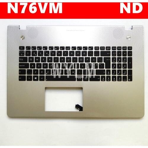 N76VM For ASUS N76V N76VM N76VJ N76VZ N76VB Bilingual laptop keyboard frame C case external
