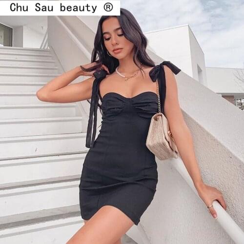 New Fashion Women Summer Sexy Lace Up Sling Mini Dress Party Style Sleeveless Slim Backless Dresses Female