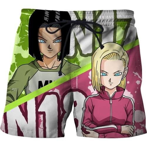 New anime themed mens beach shorts 3D printed cartoon shorts Bermuda shorts and board pants Quick-drying swimming shorts S-6XL