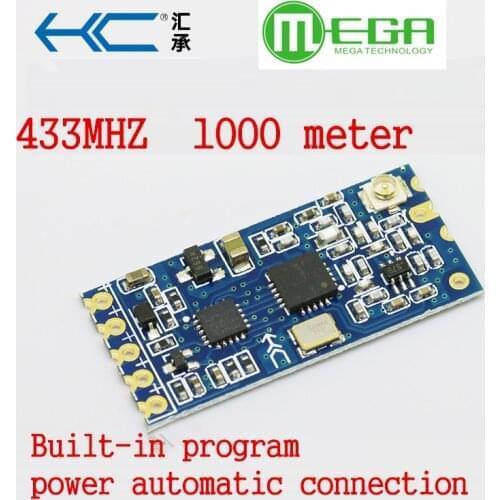 10set Original 433Mhz SI4463 HC-12 Wireless Serial Port Module 1000Meter Replace Bluetooth with antenna