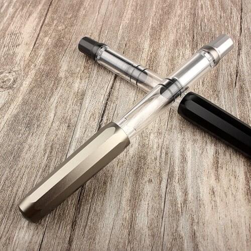 Wing Sung 3008 Translucent Vaccum Filling Fountain Pen EF / F Nib Ink Pen