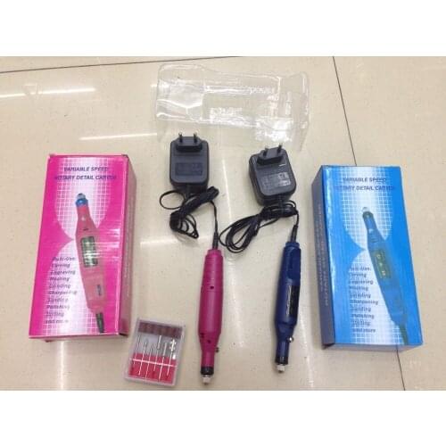 Professional Nail Art Drill Set 6 Bits Electric Manicure Nail Tool Pen Manicure Pedicure Machine Nail Grinder Polisher Feet Care