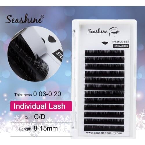 Seashine Lashes Russia Volume Lashes 12 Lines J/ B/C/D/L Individual Lashes Mink Eyelashes Volume Lashes Eyelashes Extension