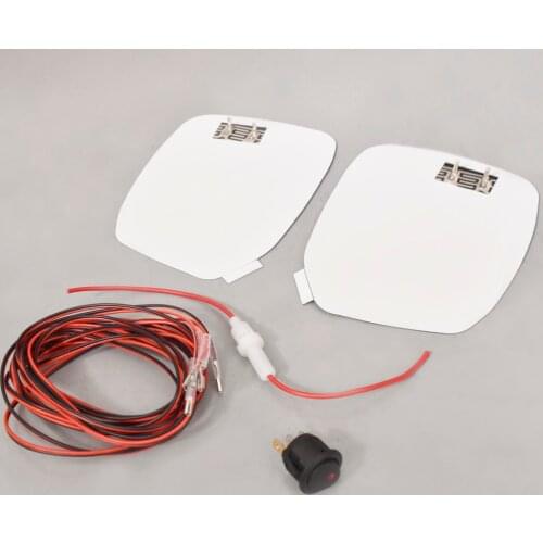 Universal DC 12V Car Wing Mirror Heated Pad Quick Warm Heated mirrors Defogger Remove Ice Rain Frost For Car Safe Driving