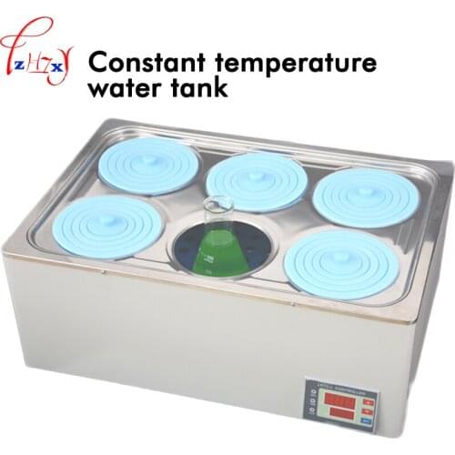 1PC SYG-6 Electric Heating Digital Display Temperature Water Bath Pan 6 Holes Constant Temperature Water Tank 220V 1500W
