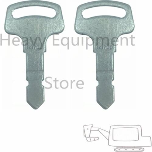 2 Pcs 15248-63700 Replace Tractor Key For Case & New Holland Kubota B Series
