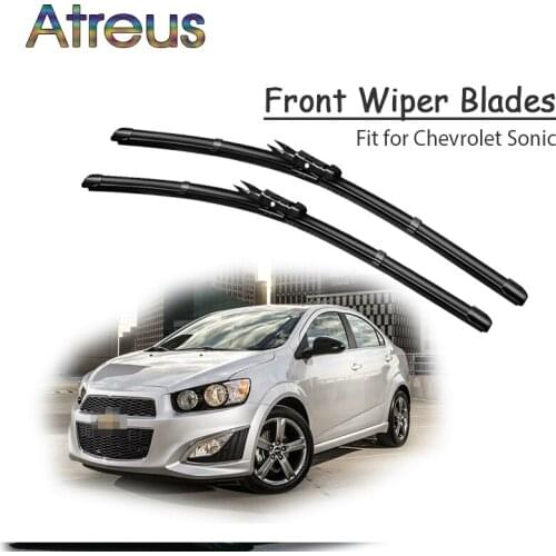 Atreus 2pcs High Quality Long Life Rubber Front Wiper Blades For Chevrolet Sonic 2011-2016 Windscreen Original Wiper Accessories