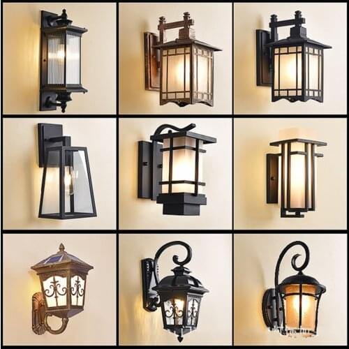 86LIGHT Outdoor Wall Sconces Lamps Fixture Modern Waterproof Patio LED Light For Home Porch