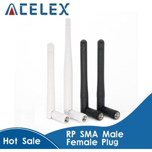 2.4GHz 3dBi Omni WIFI Antenna with RP SMA male Female plug connector for wireless router wholesale price antenna wi-fi