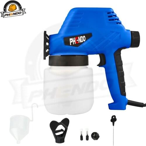PHENDO Spraying Machine Electric Spray Gun Flow Adjustable DIY Furniture Mechanical Painting Hand-Held Painting Tool