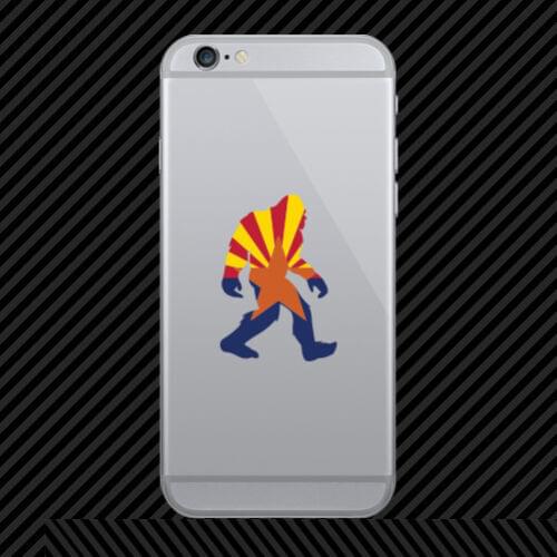 Arizona Bigfoot Cell Phone Sticker Mobile AZ Big Foot Sasquatch Yeti for Car Windows, Laptops, Mobile Phones, Office Supplies