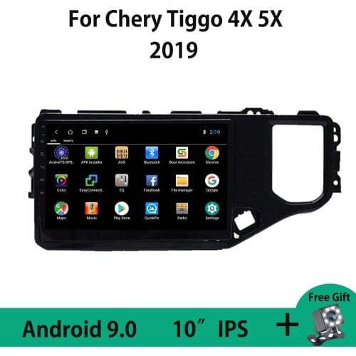 Android 9.0 Car Radio Autoradio Multimedia Video Player Navigation GPS Stereo For Chery Tiggo 4 4X 5X 2019 WIFI OBDII USB BT DVD