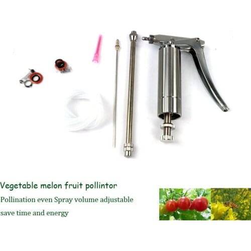 1PCS Continuous Adjustable Stainless Steel Sprayer Automatic Garden Fruit Vegetable Melon Pollination Spraying