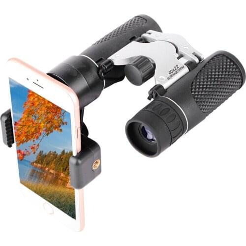 40x22 HD Powerful Binoculars 2000M Long Range Folding Mini Telescope BAK4 FMC Optics For Hunting Sports Outdoor Camping Travel