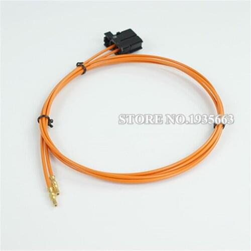 MOST Optic Fiber Cable Male Connector & Copper Part for Audi Porsche BMW 100cm Car Accessories Interior