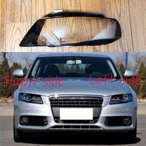 For Audi A4 B8 2009 2010 2011 2012 Car Headlight cover Headlamp Lens Auto Shell Cover