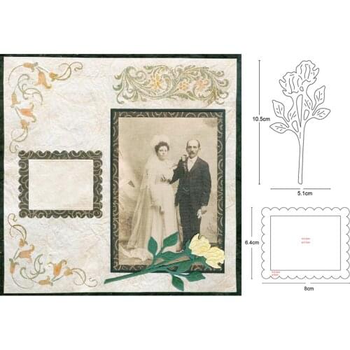 Craft Die Cutting mould photo frame Metal Cutting Dies Stencils Embossing Card Scrapbooking Album Decor blade punch die