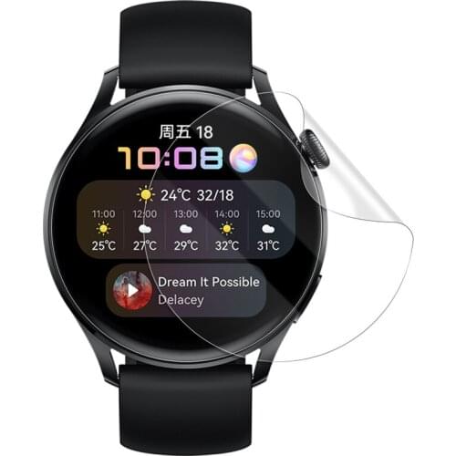 Hydrogel Film For Huawei Watch 3 Pro Smartwatch Soft TPU Full Screen Protector Cover for huawei watch 3 Not Glass