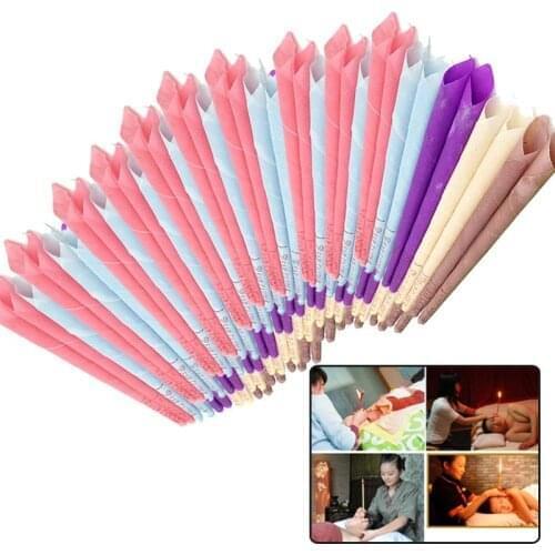 200-10pcs Ear Candle Wax Removal Tool Ear Cleaner Ear Candle Beeswax Good Product Hopi Ear Wax Indian Coning Fragrance Cleaning