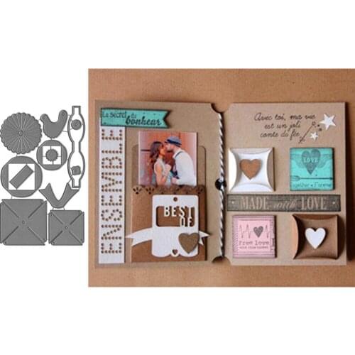 The Combos Decorations in Volume Metal Cutting Dies Stencils for DIY Scrapbooking Album Stamp Card Embossing New 2019 Die Cut