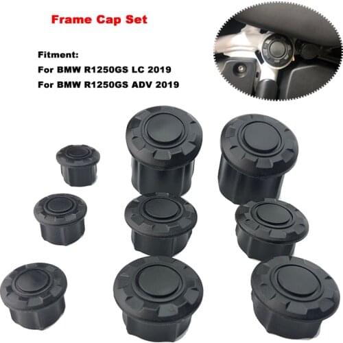Motorcycle Frame Hole Cover Caps Plug Decorative Frame Cap Set fits For BMW R1250GS LC ADV R1250 GS Adventure R1250GSA 2019