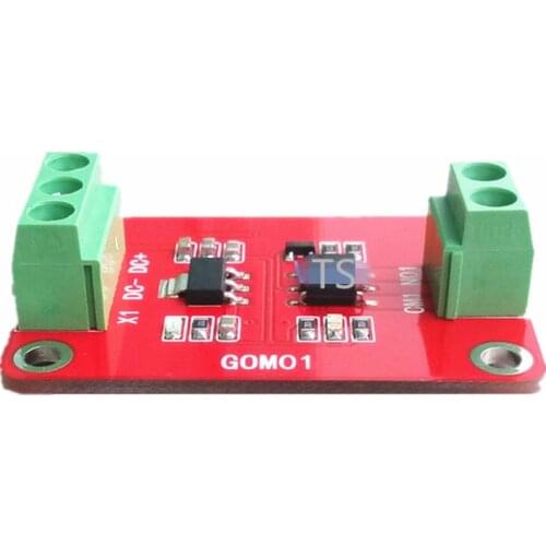 GOM01 1 channel solid state relay module high level trigger / 48V 1A optocoupler isolation output / level voltage conversion
