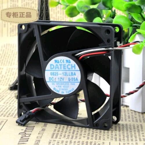 Original FOR DATECH 0825-12LLBA 12V 0.05A 8CM 8025 DELL Dell chassis fan