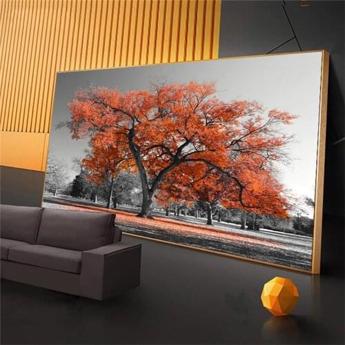 Nordic Landscape Canvas Painting Park Mangrove Visual Poster and Printmaking Wall Art Print Canvas Living Room Home Decoration