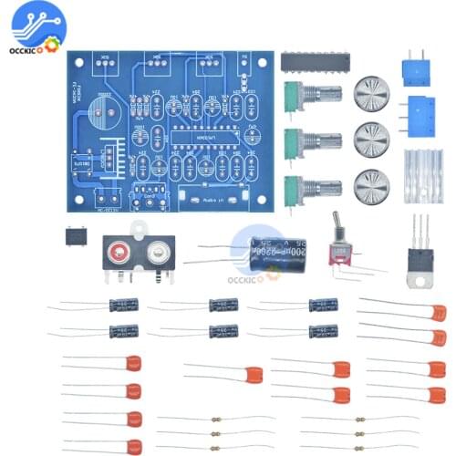 LM1036N Volume Control Board Stereo audio Amplifier board Kit For 12V DC/AC Power Audio Speaker Sound Device DIY Accessories