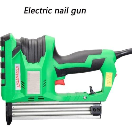 Portable Electric Air Nail Gun Machine WC-ED-DF30 Decoration Gun Nail Tools AC 198V-242V Woodworking Straight Nail Gun Machine