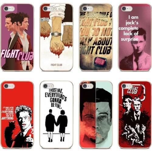 Fight-Club-1999 Silicone Phone Case For Apple iPhone 10 11 12 Pro Mini 4S 5S SE 5C 6 6S 7 8 X XR XS Plus Max 2020