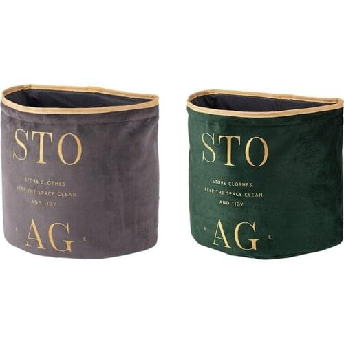 LBER Dirty Clothes Storage Basket Household Dirty Clothes Basket Laundry Basket Folding Waterproof Storage Bucket