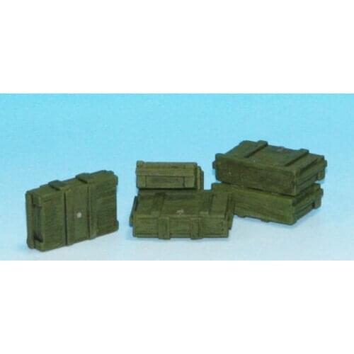 WWII German No. 4 tank or assault gun A-E type 75mm resin ammunition box 1:35