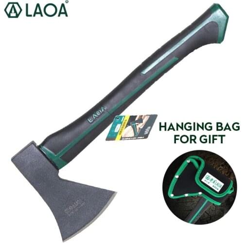 LAOA Axe with Hanging Bag Carpenter Woodworking Axes Camping Tools Sharp tool Garden wood Hack