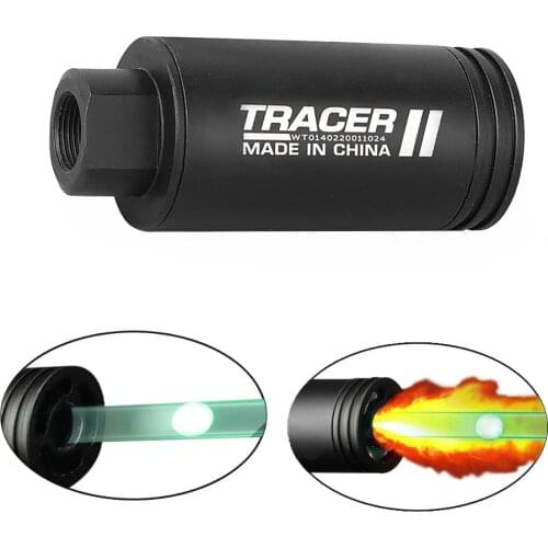 Paintball Airsoft Tracer Lighter S 14mm/10mm Spitfire effect with Fluorescence Tracer Unit for Shooting Rifle Pistol Auto Tracer