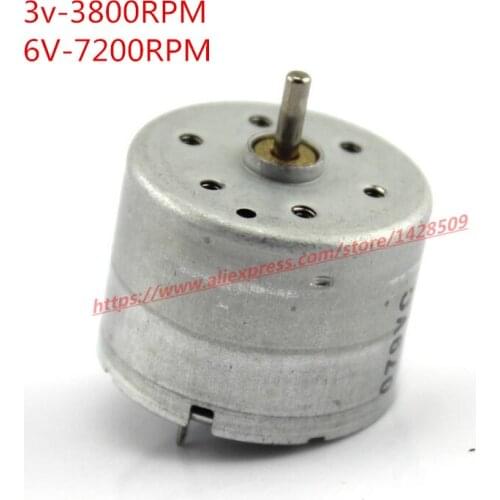 High-Efficient Super-Silent Motor Solar Energy Supply MICRO DC motor Carbon Brush Reversing with Brass Gear DIY Model Making