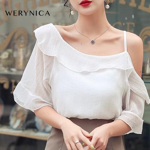 WERYNICA Short Sleeve Shirts For Women